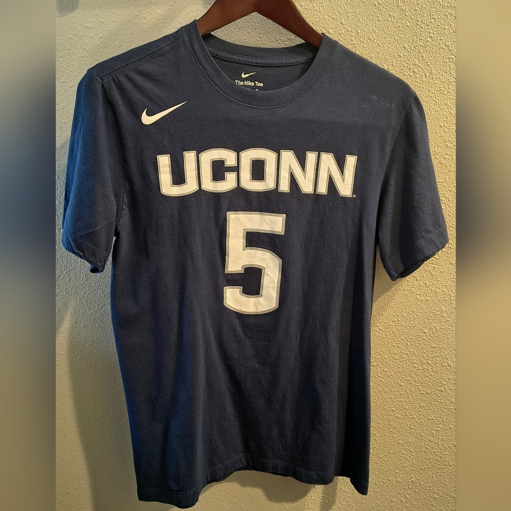Nike Paige Bueckers UConn Huskies Name & Number Jersey Tee Navy Small NCAA ✅